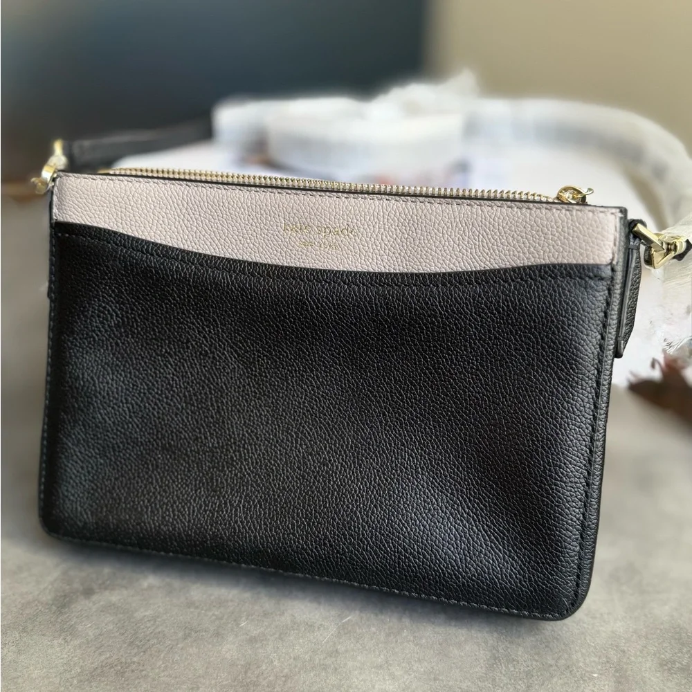Kate Spade Black and Lilac Women's Bag